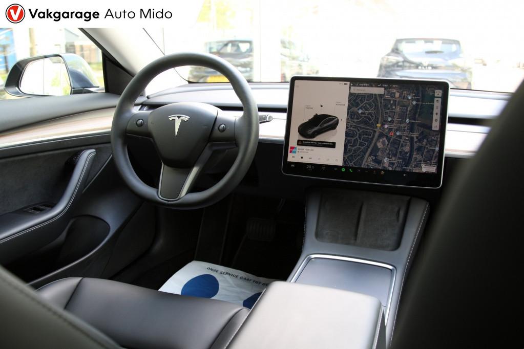Tesla Model 3 Long Range RWD | BTW auto | 1e eigenaar, 12 maanden, 0 cilinders, Gebruikt, Zwart