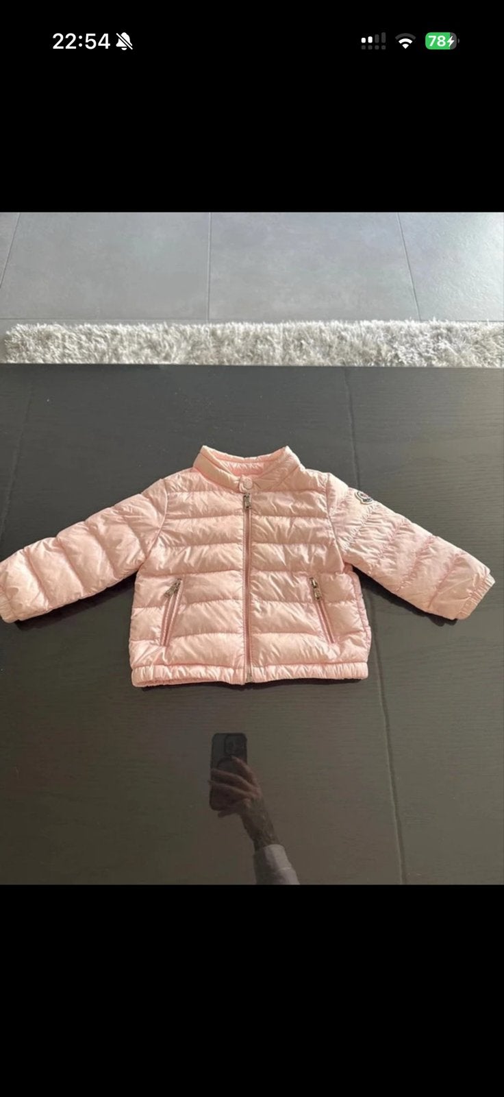 Moncler Roze Jasje, Ophalen of Verzenden, Zo goed als nieuw, Meisje, Jasje