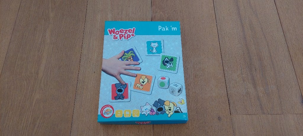 Woezel & Pip 'Pak 'm!' Dobbelspel (2-4 jaar), Ophalen of Verzenden, Hond