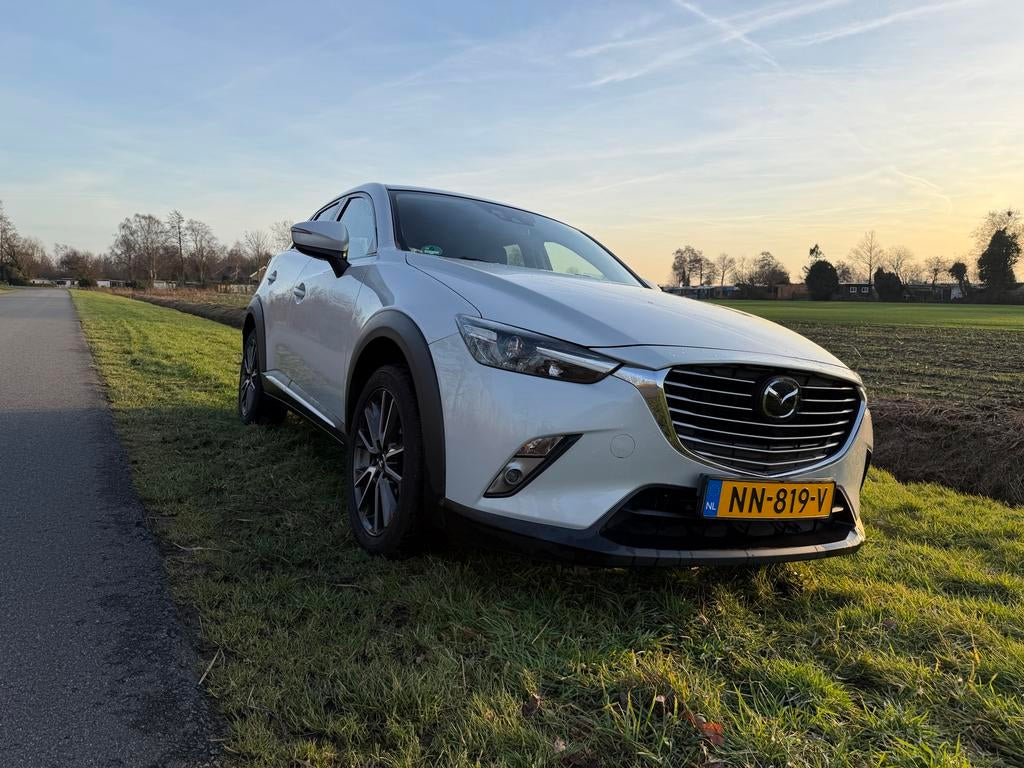 Mazda CX-3 2.0 Skyactiv-g 88KW 2017 Wit, Auto's, Mazda, Voorwielaandrijving, 1998 cc, 4 cilinders, Origineel Nederlands