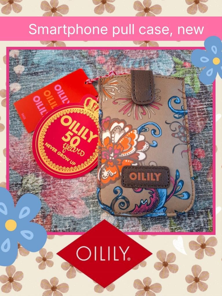 Oilily smartphone pull case telefoonhoesje bloemen, nieuw, Telecommunicatie, Mobiele telefoons | Hoesjes en Frontjes | Samsung