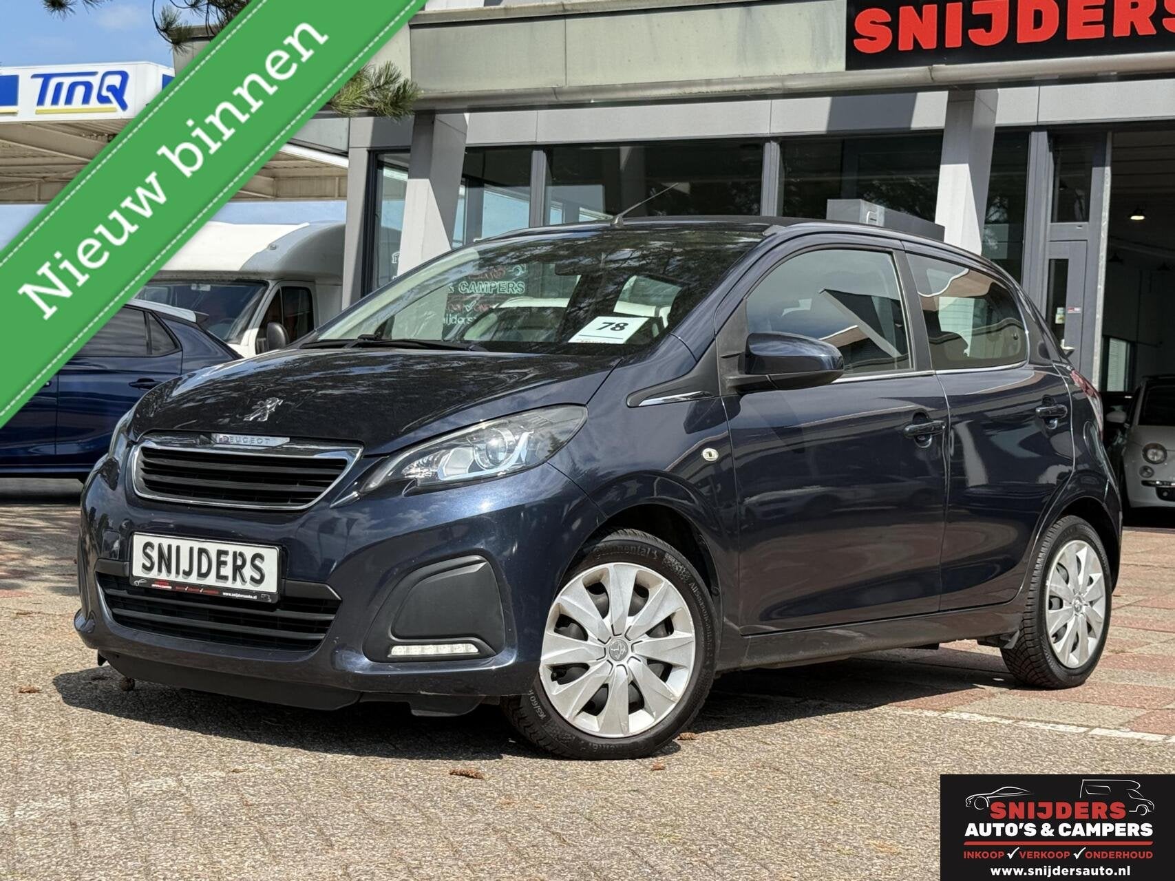 Peugeot 108 1.0 e-VTi Active TOP! cabrio, Auto's, Voorwielaandrijving, Stof, Gebruikt, Zwart