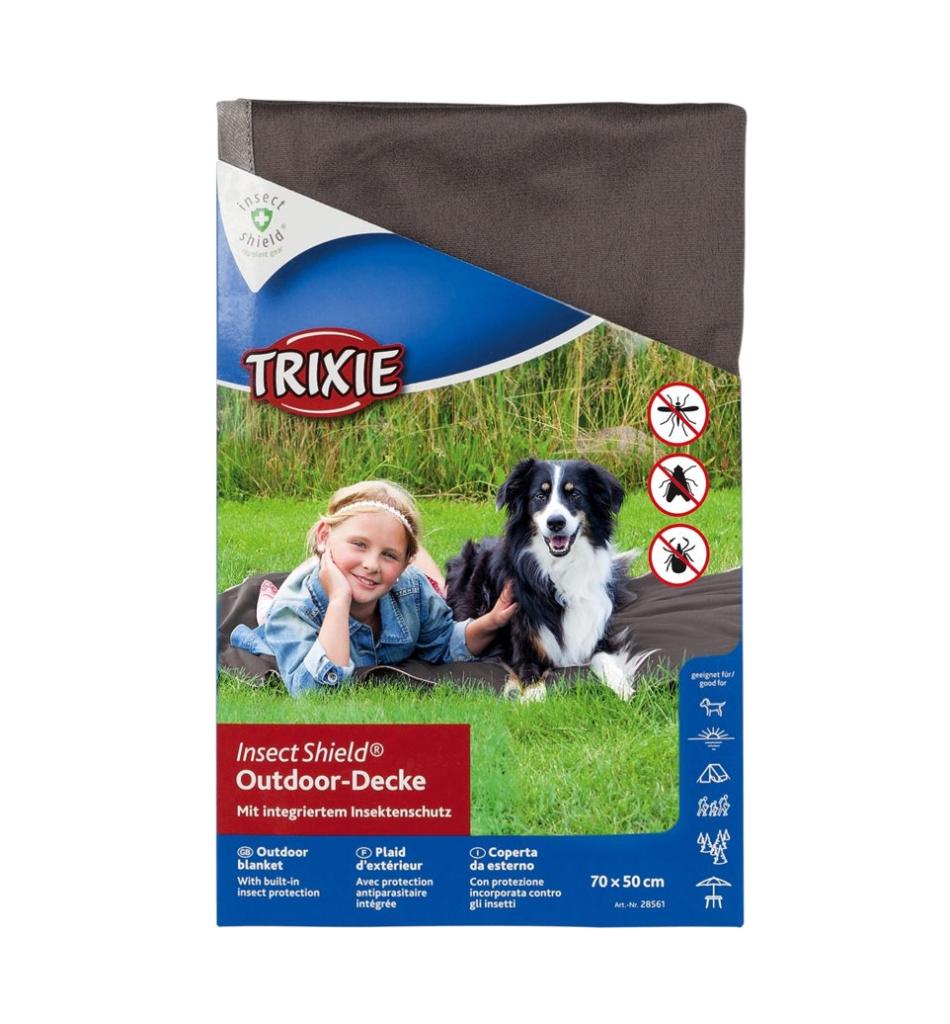 Insect Shield Outdoor deken TRIXIE 70x50 cm Taupe -35% OFF!, Dieren en Toebehoren, Ophalen of Verzenden, Nieuw, Polyester