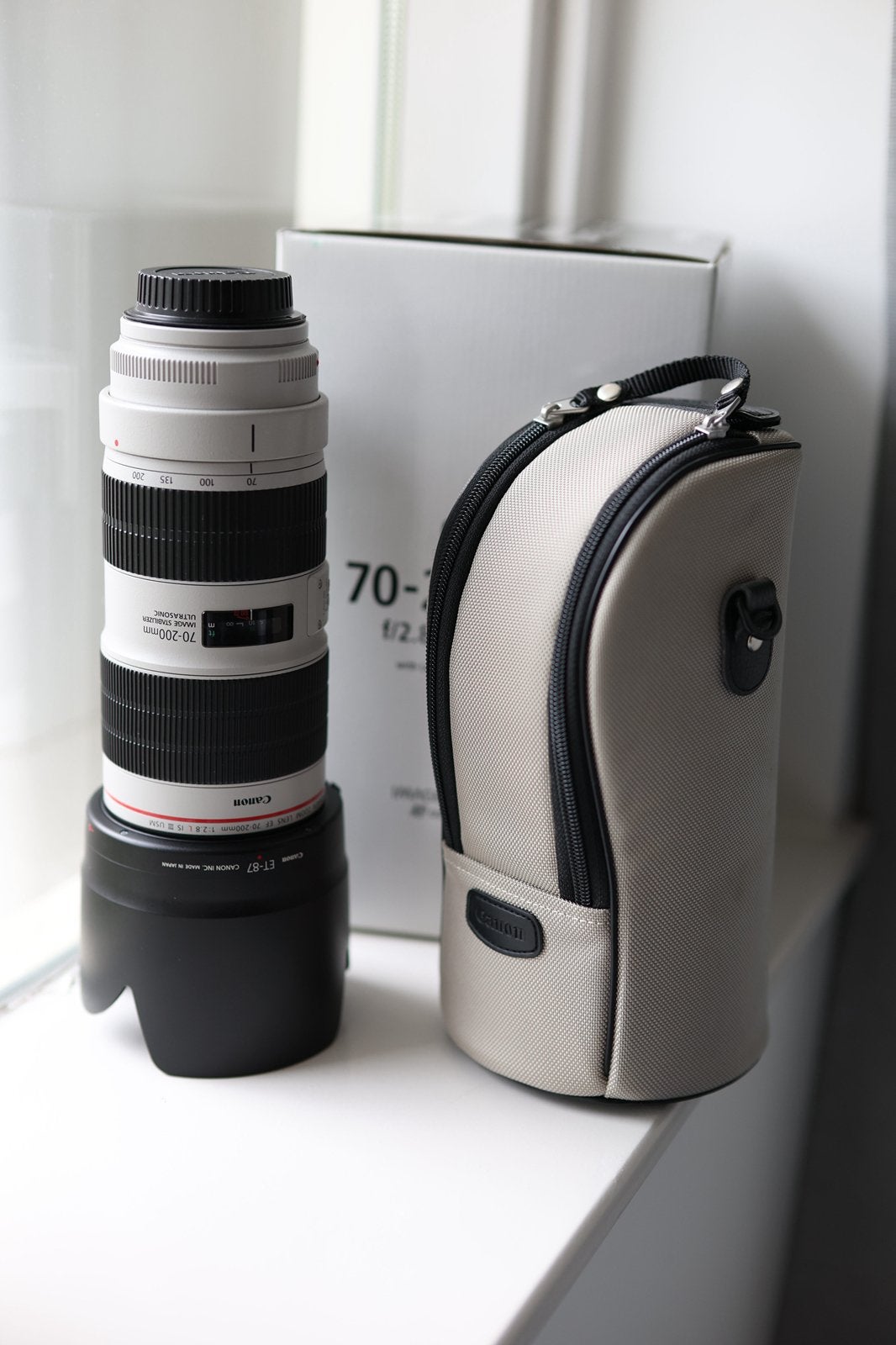 Canon EF 70-200mm F2.8 L IS USM III zgan, Audio, Tv en Foto, Fotografie | Lenzen en Objectieven, Ophalen, Zo goed als nieuw, Telelens