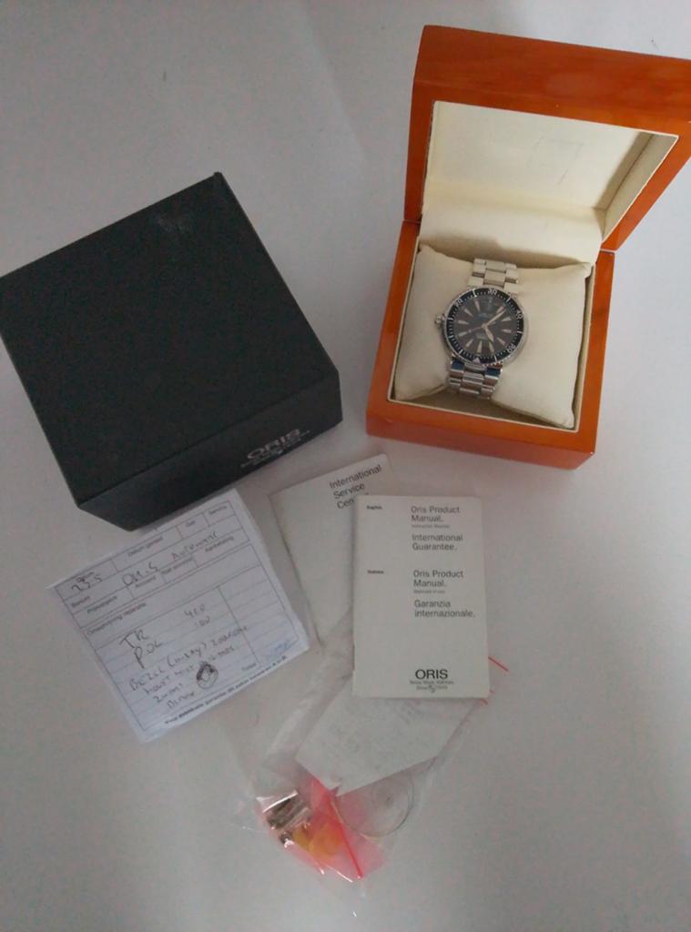 Oris fullest herenhorloge zgan, Sieraden, Tassen en Uiterlijk, Horloges | Heren, Overige merken, Staal, Ophalen of Verzenden
