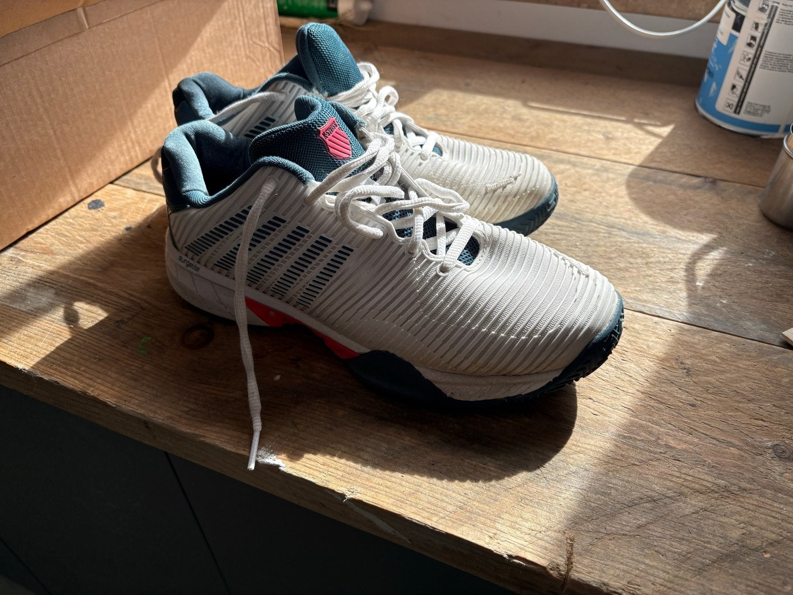 K-Swiss Hypercourt Express 2 Clay Tennisschoenen Heren, Sport en Fitness, Ophalen of Verzenden, Gebruikt, Schoenen, K-Swiss