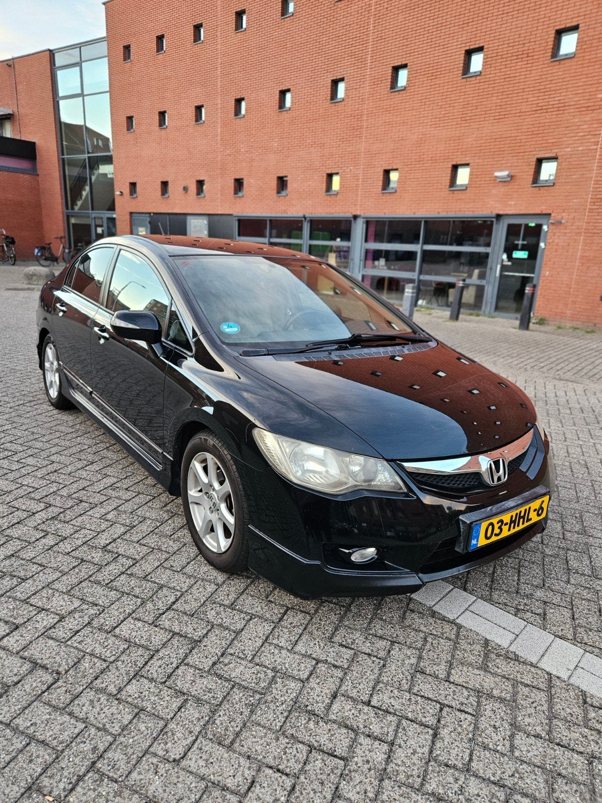 Honda Civic 1.3 Vtec Hybrid 4DR C-tr. 2008 Zwart, Auto's, Zwart, Origineel Nederlands, 22 km/l, Sedan
