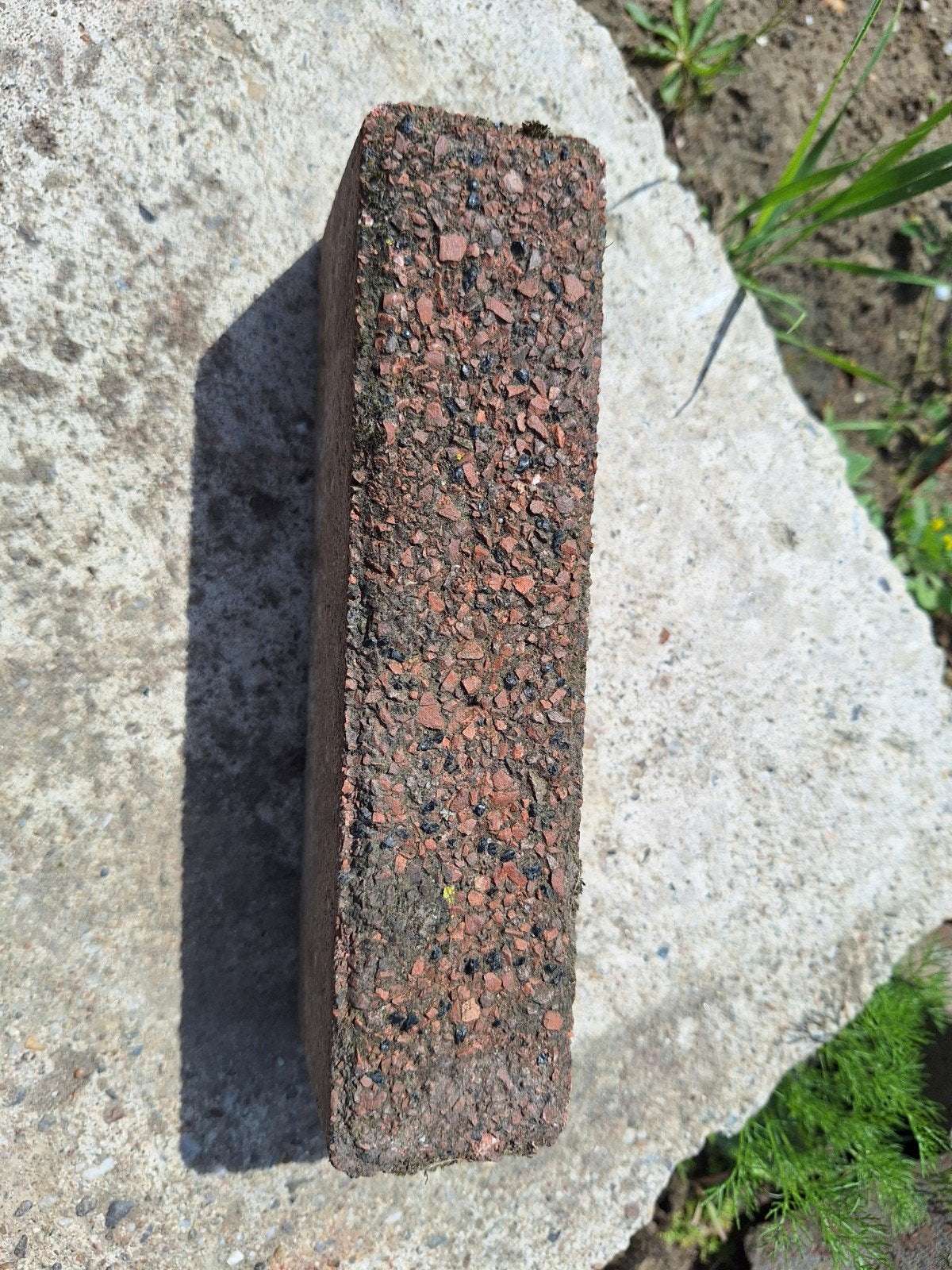 Beton klinkers 6x5x20 cm - ca. 20m2, Ophalen, Gebruikt, Beton, Klinkers