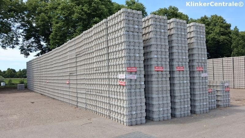 1.300m2 grijs grastegels B-KEUS 60x40x12cm grasbetontegels, Tuin en Terras, Tegels en Klinkers, Postbus 11 6669 HG Dodewaard, Verzenden