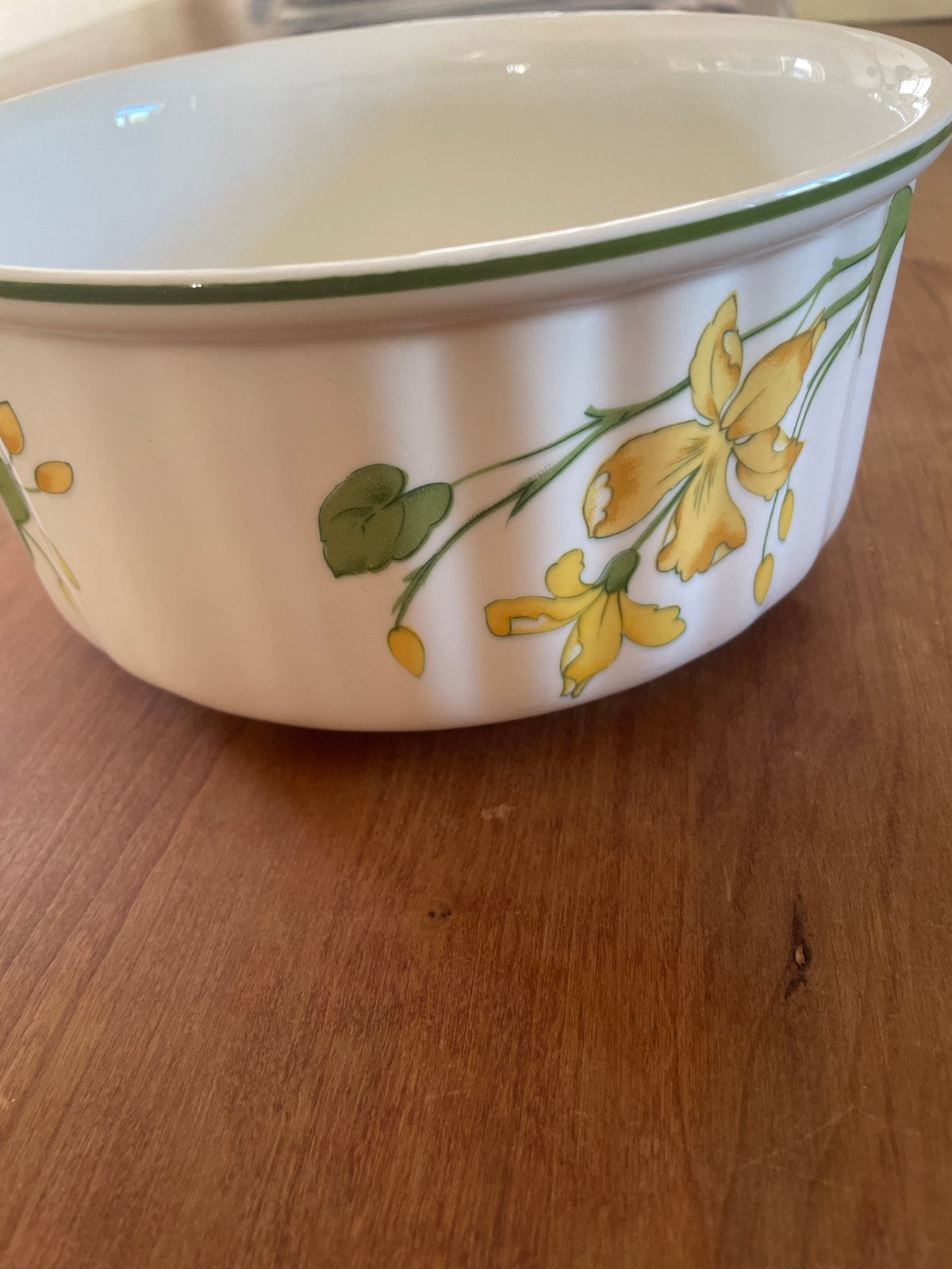 Villeroy & Boch Vilbofour Geranium Ovenschaal Ø 20cm, Gebruikt, Villeroy & Boch, Ophalen of Verzenden, Schaal of Schalen