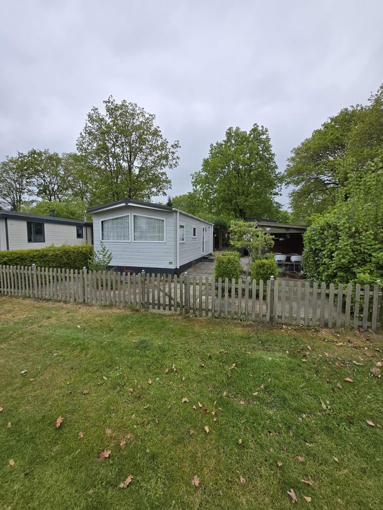 stacaravan chalet camping de oldemeyer. verhuur toegestaan, Caravans en Kamperen, Tot en met 6