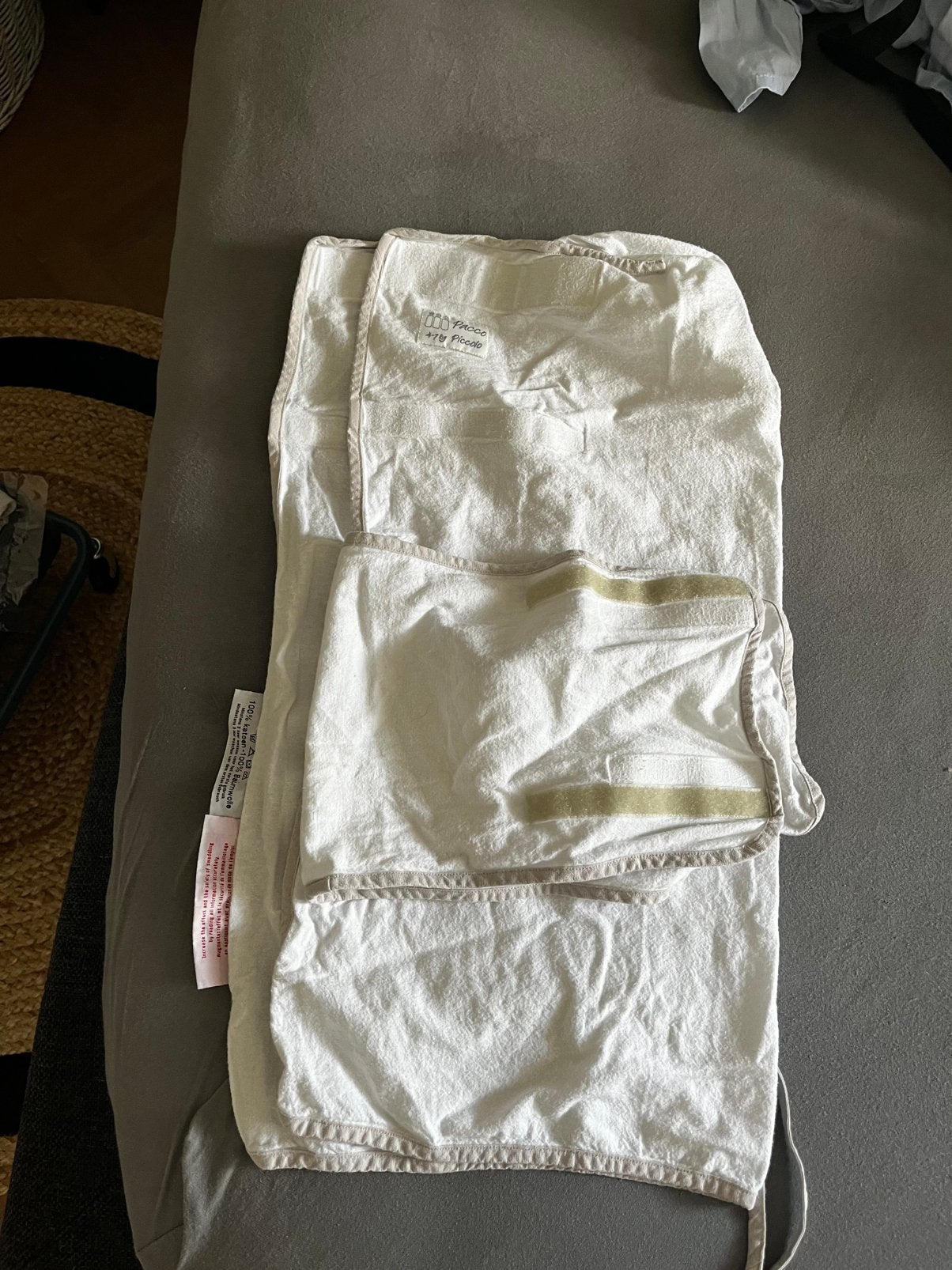 Pacco piccolo inbakerdoek, Ophalen of Verzenden, Zo goed als nieuw, 100 cm of meer, Deken