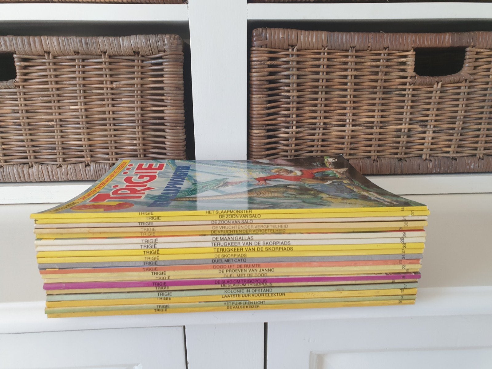 Trigie strips (tweede reeks), Boeken, Meerdere stripboeken, Ophalen of Verzenden, Gelezen