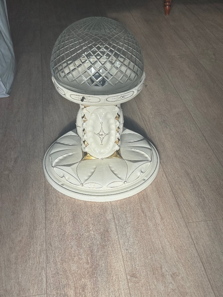 Nostalgische Hanglamp (, Ophalen, Glas, Antiek, E27 (groot)