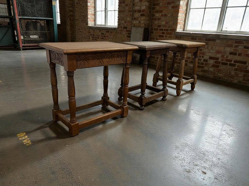 vintage bijzettafel / plantentafel / etagere, Antiek en Kunst, Curiosa en Brocante, Ophalen