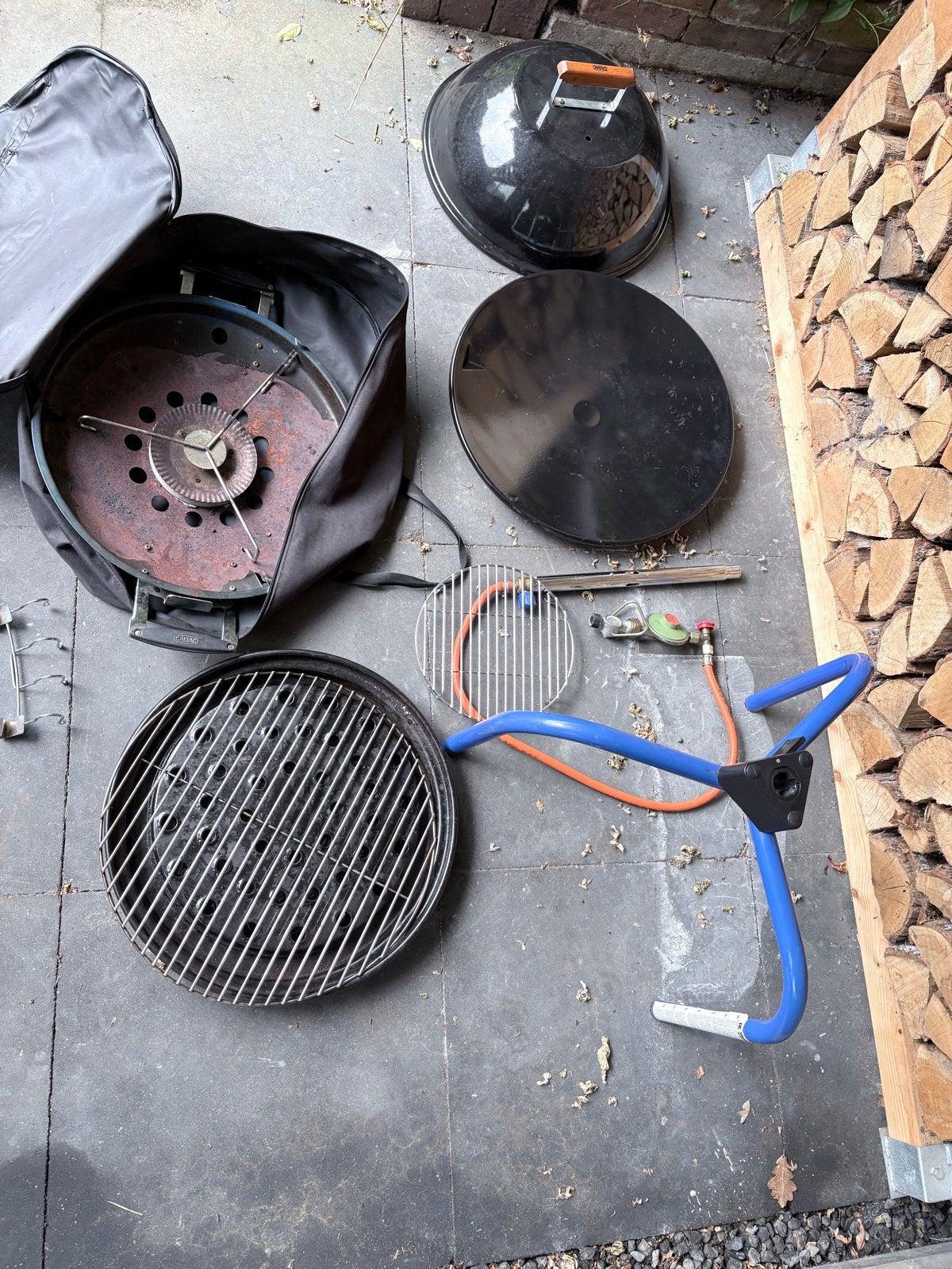 Cadac Skottelbraai met deksel - klaar voor een tweede leven!, Ophalen, Gebruikt