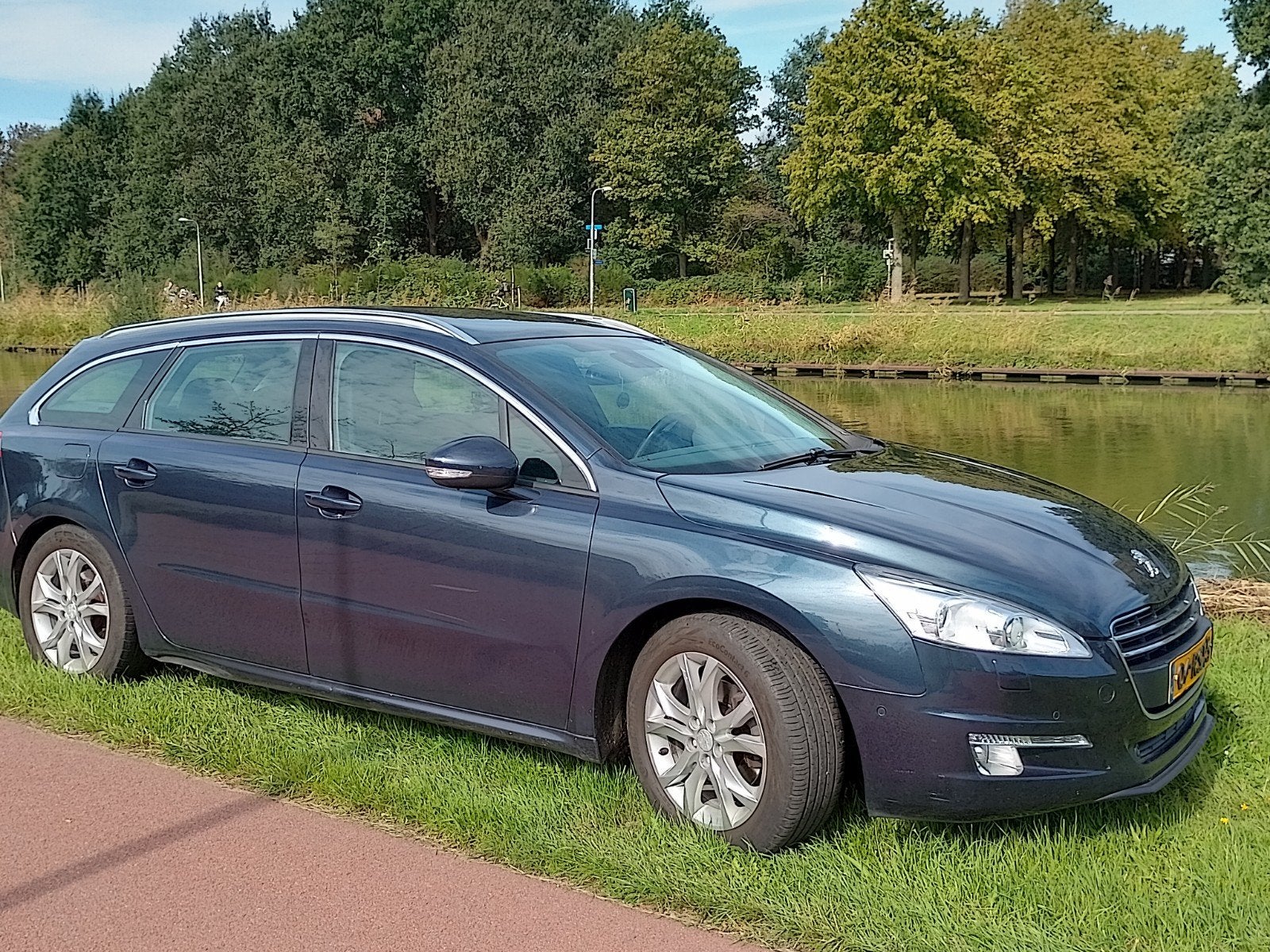 Peugeot 508 1.6 THP SW 2011 Blauw, nieuwe APK tot 28-09-'27, Auto's, Voorwielaandrijving, 745 kg, 1800 kg, Blauw