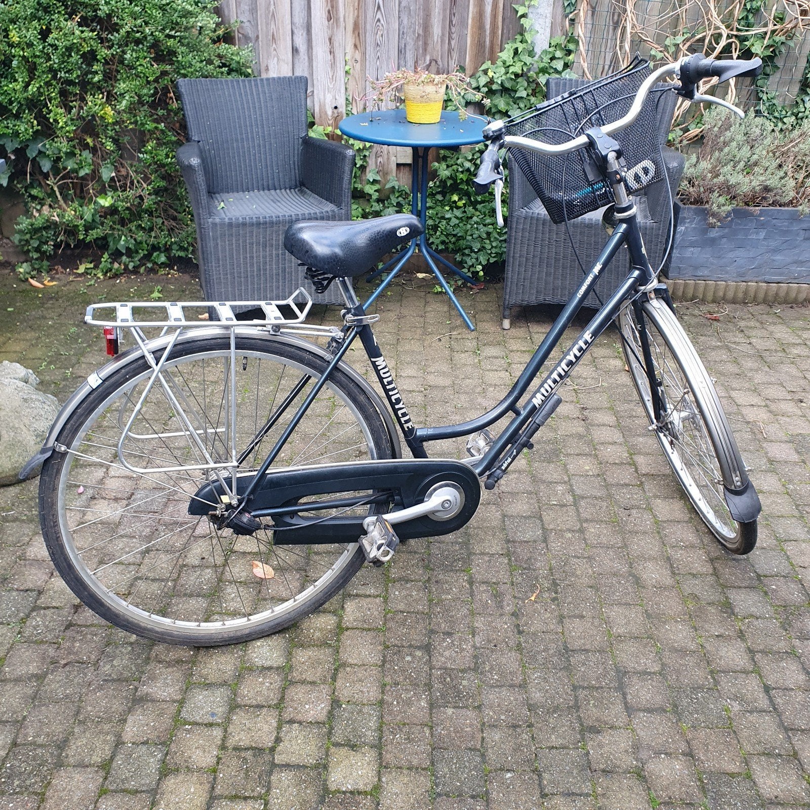 Dames fiets, Fietsen en Brommers, Terugtraprem, Ophalen, Overige merken, 53 tot 56 cm