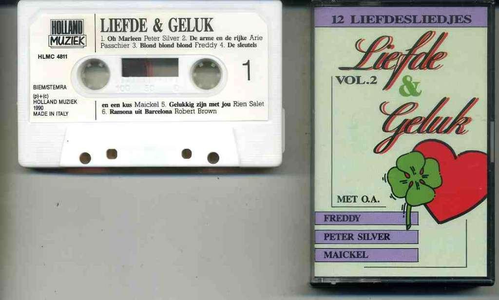 12 Liefdesliedjes Liefde & Geluk vol. 2 12 nrs cassette ZGAN, Ophalen of Verzenden, Zo goed als nieuw, Origineel, 1 bandje