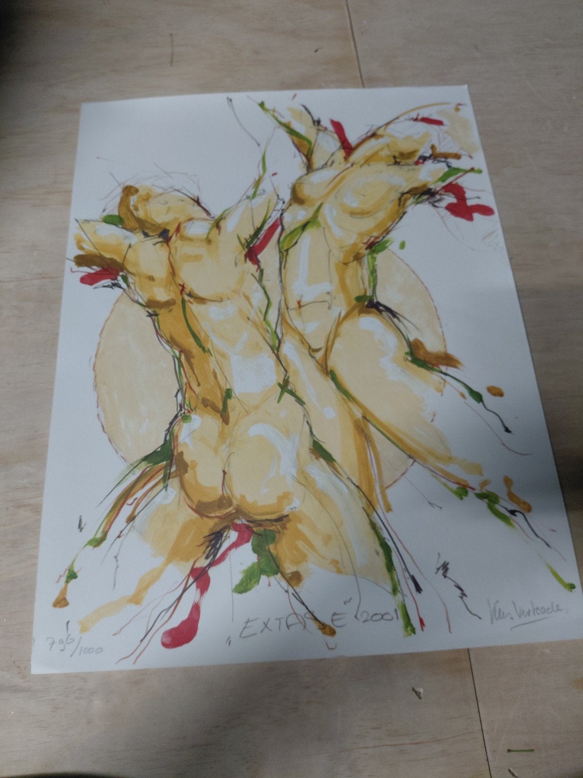 Kees Verkade - Extase 2001 - Genummerde Print, Ophalen of Verzenden, Print, Print/reproductie, Genummerd
