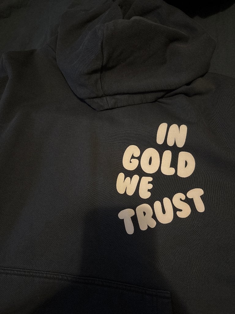In gold we trust hoodie the ted, Kleding | Heren, Zwart, Ophalen of Verzenden, Zo goed als nieuw, In Gold We Trust