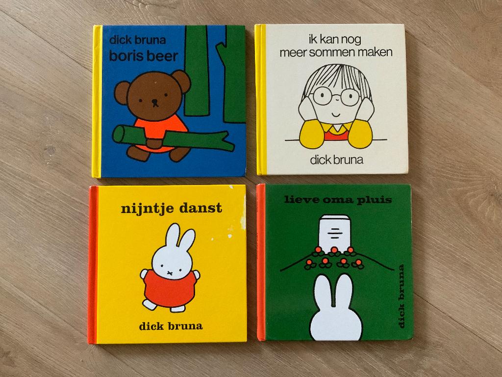 4 Dick Bruna boekjes, Ophalen of Verzenden, Gelezen, Dick Bruna, 3 tot 4 jaar