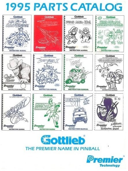 Gottlieb Parts Catalog gevraagd, Verzamelen, Automaten | Flipperkasten, Gebruikt, Overige soorten, Onderdeel of Defecte kast, Gottlieb