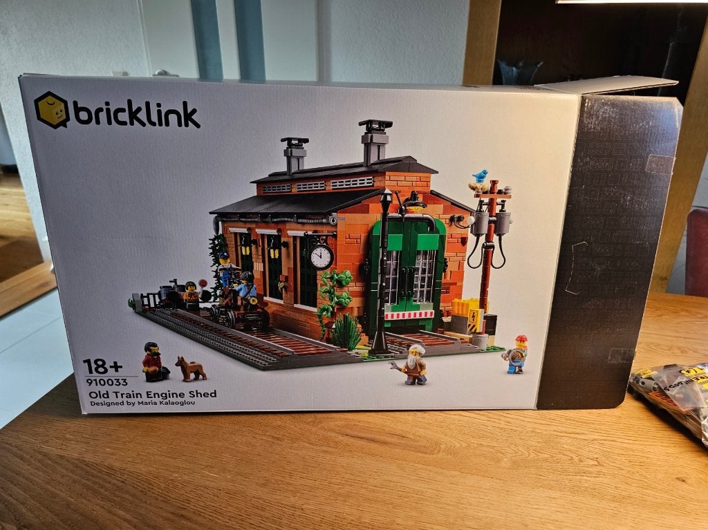 Te koop:  Lego 910033 Oude Treinloods, Ophalen, Overige thema's, Lego, Compleet