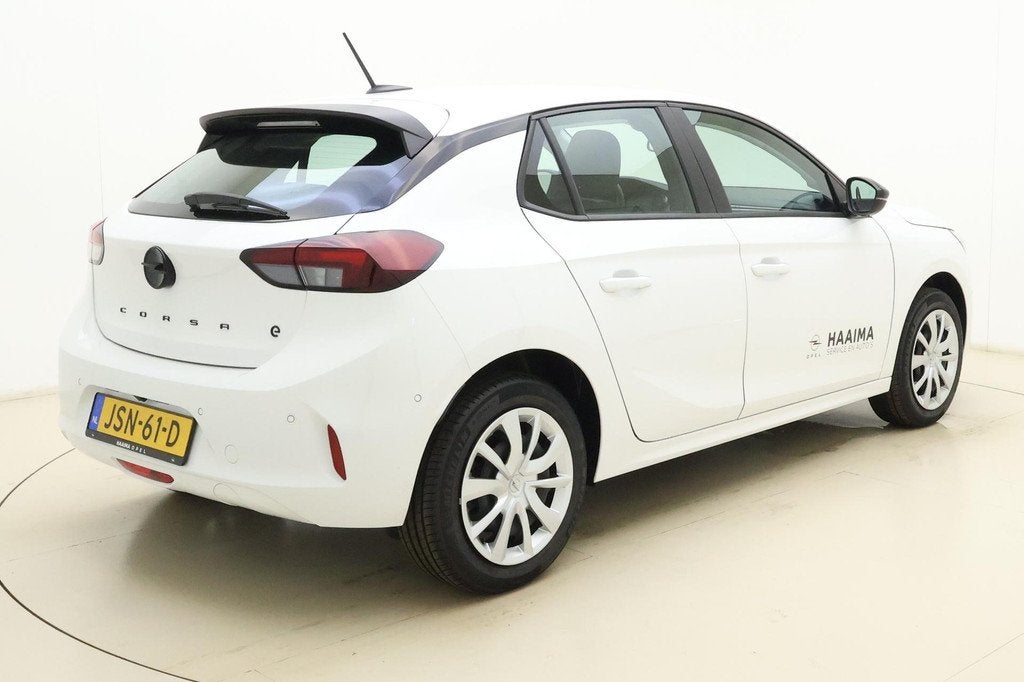 Opel Corsa Electric Long Range Business Edition 51 kWh | €, Stof, Zwart, 156 pk, Wit