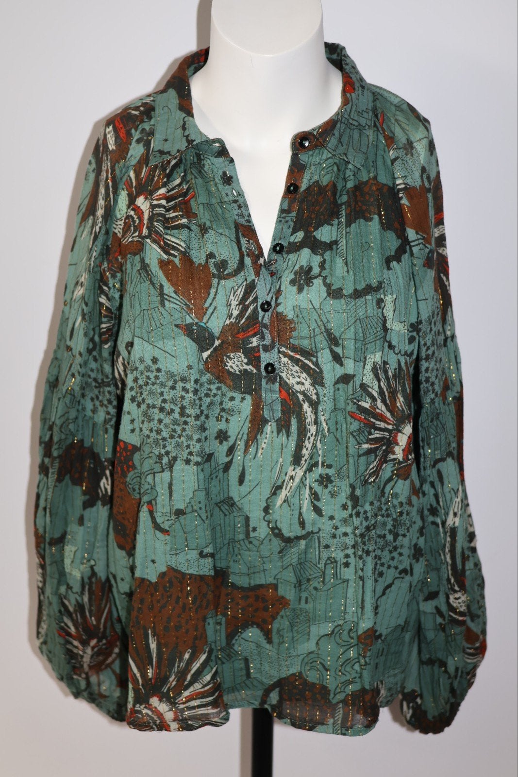 POM Amsterdam Blouse Maat 36 / S, Kleding | Dames, POM Amsterdam, Pom Amsterdam, Meerkleurig, NL