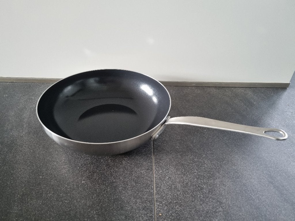 Mauviel 1830 - Wokpan | Ø 28 cm | RVS | PFAS-vrij, Huis en Inrichting, Keuken | Potten en Pannen, Antiaanbaklaag, Ophalen of Verzenden