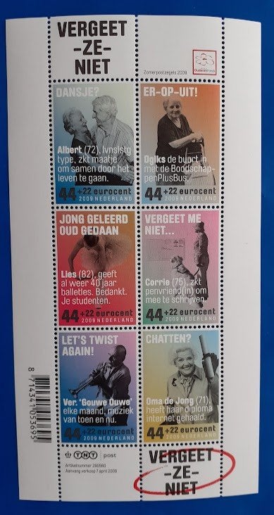 NVPH 2641 Zomerpostzegels 2009 - Vergeet-Ze-Niet, Verzenden, Na 1940, Postfris