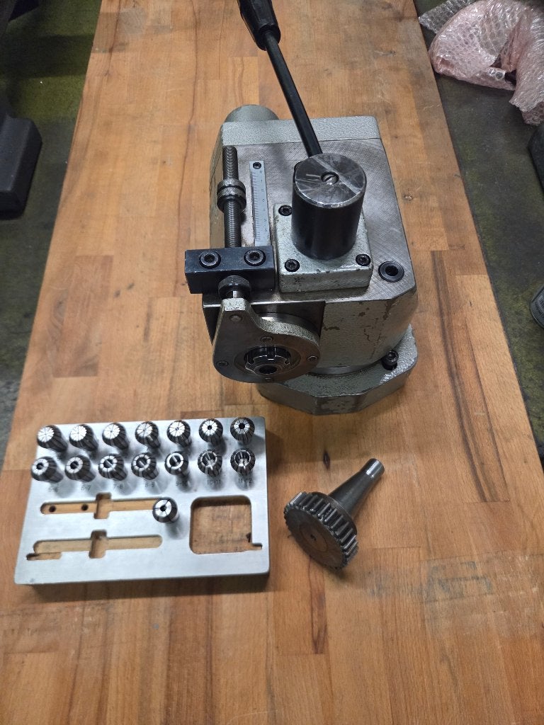 Schaublin 13 Pinolenkopf Schnellläuferkopf Fräsmaschine, Ophalen of Verzenden, Gebruikt