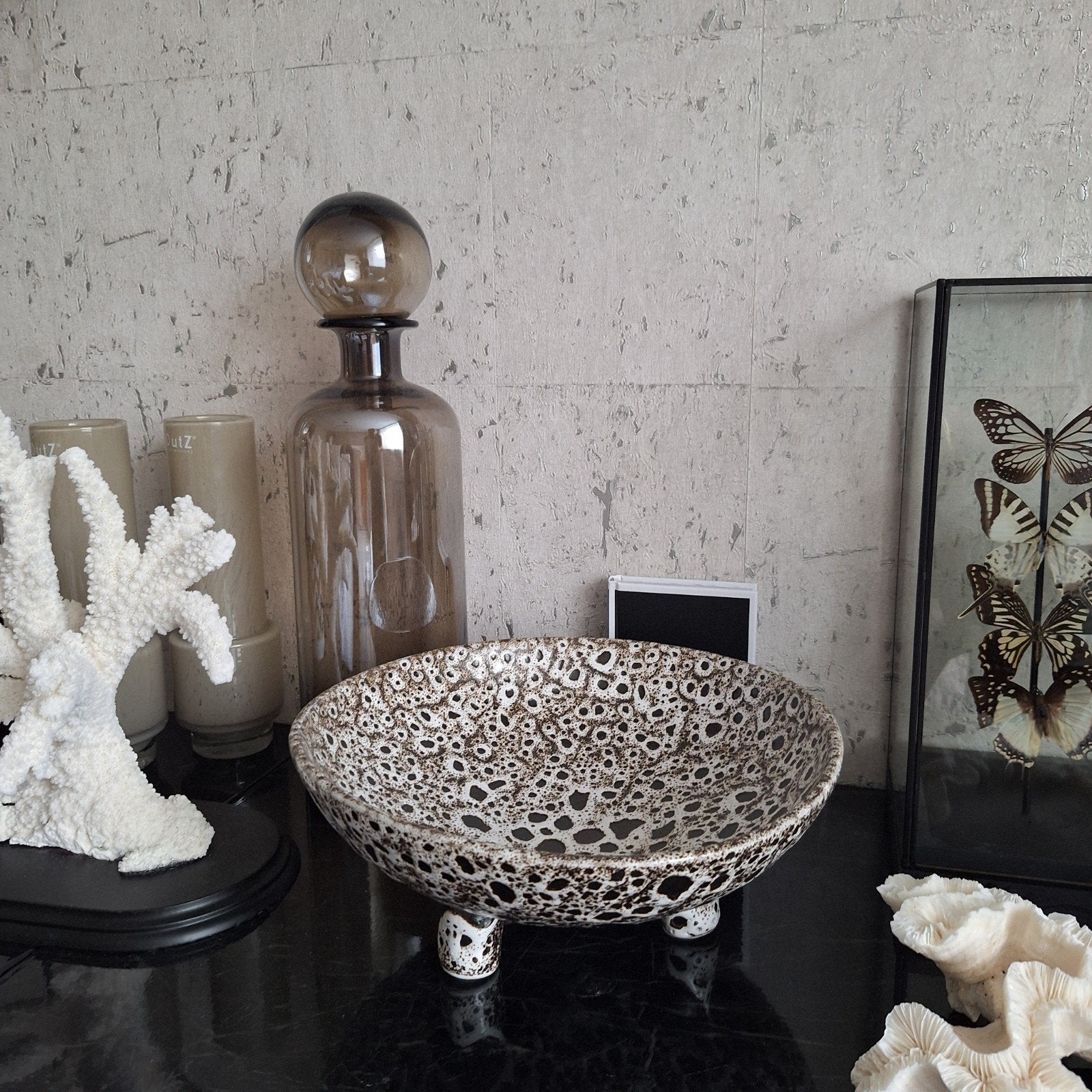 Lifestyle spots schaal kom op pootjes bruin, Nieuw, Ophalen of Verzenden, X, X