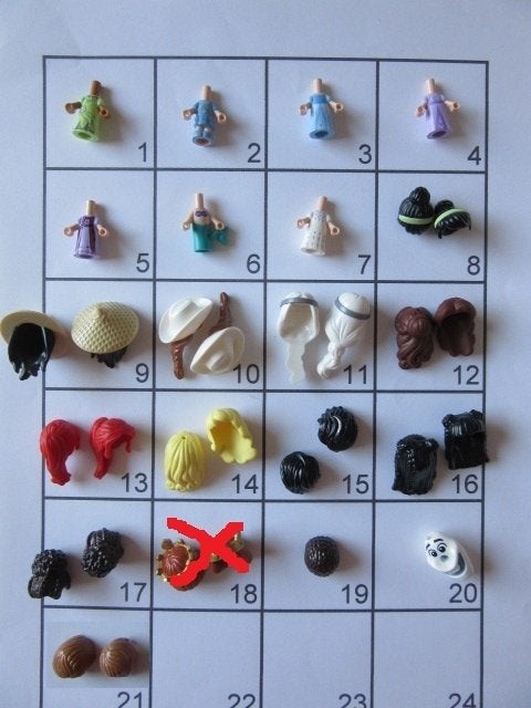 L380 LEGO MICRO DOLLS, FRIENDS EN MINIFIG HAAR, Dalwagen 45b, 6669 CB Dodewaard, Lego, Nieuw, Ophalen of Verzenden