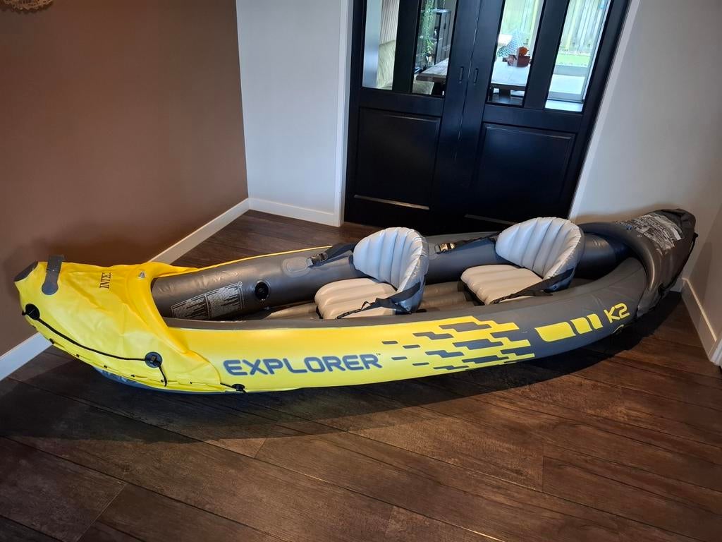 Kajak Intex Explorer K2, Watersport en Boten, Ophalen, Opblaasbaar, Kajak, Twee personen