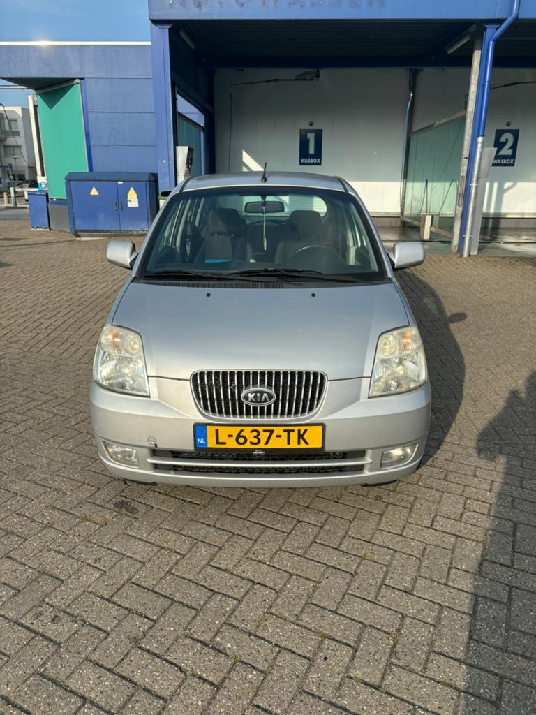 Kia Picanto 1.1 48KW 2007 Grijs, Auto's, Kia, Particulier, Picanto, Benzine, B, Hatchback, Handgeschakeld, Geïmporteerd, Zilver of Grijs