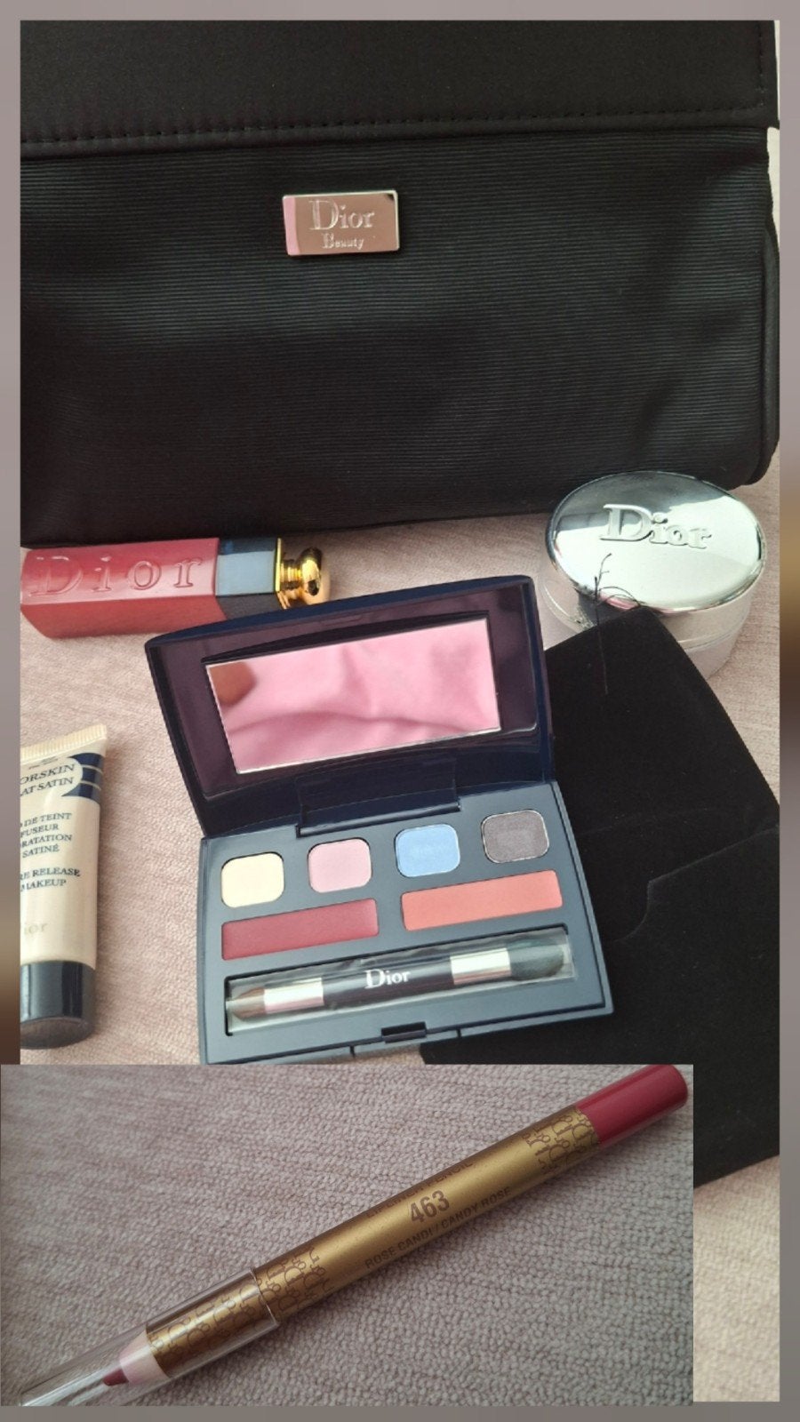 Vintage Dior miniaturen en toilettas, Verzamelen, Ophalen, Nieuw