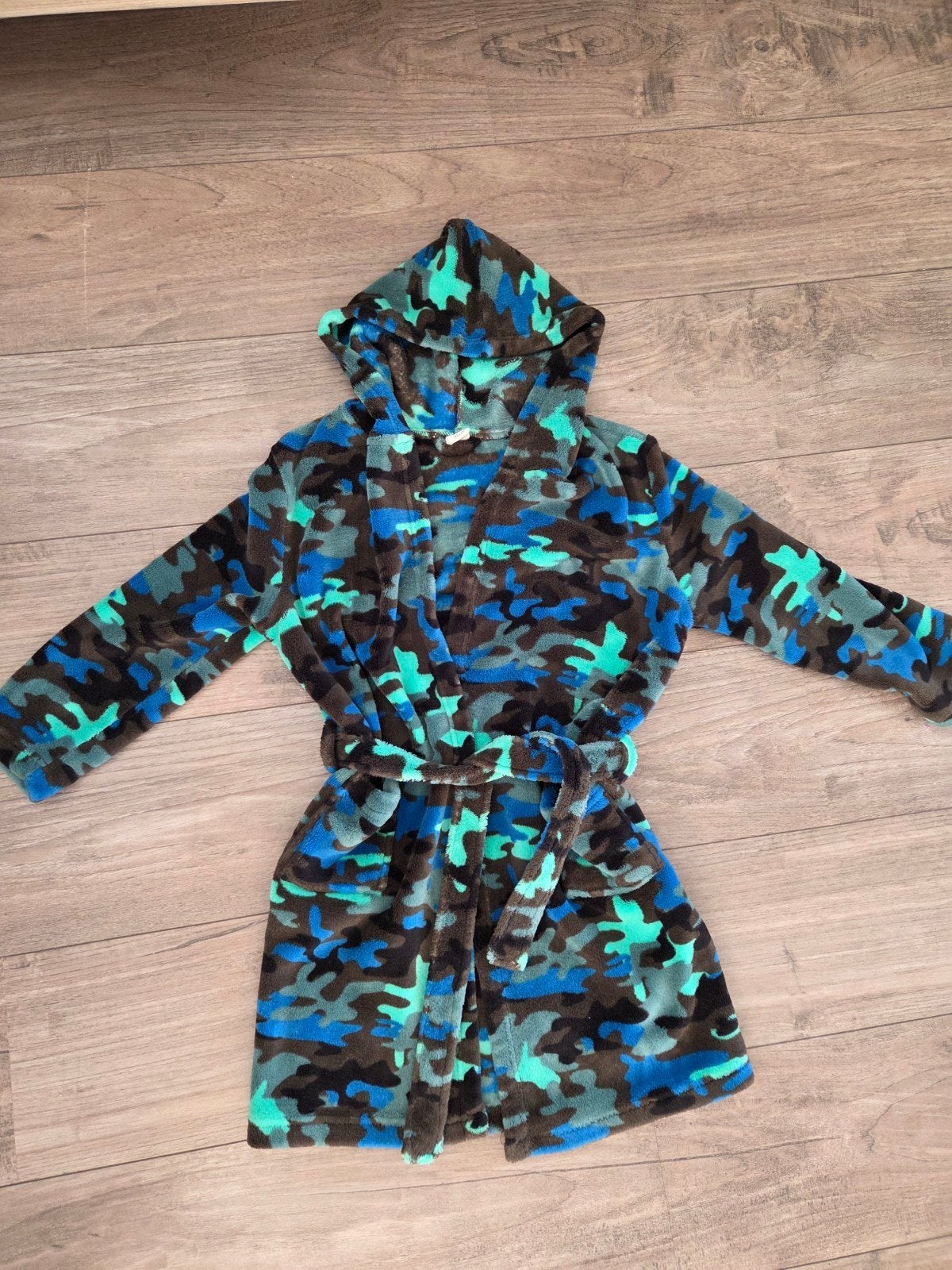 Stoere Hema Badjas Maat 122/128 - Lekker Dik, Nacht- of Onderkleding, Ophalen of Verzenden, Zo goed als nieuw, Hema