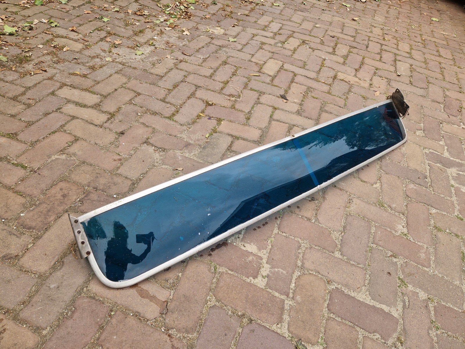 Zonnescherm oldtimer, Ophalen, Gebruikt