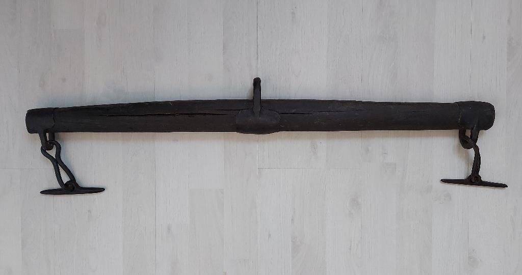 Nostalgische dwarsstuk zwart, Ophalen of Verzenden