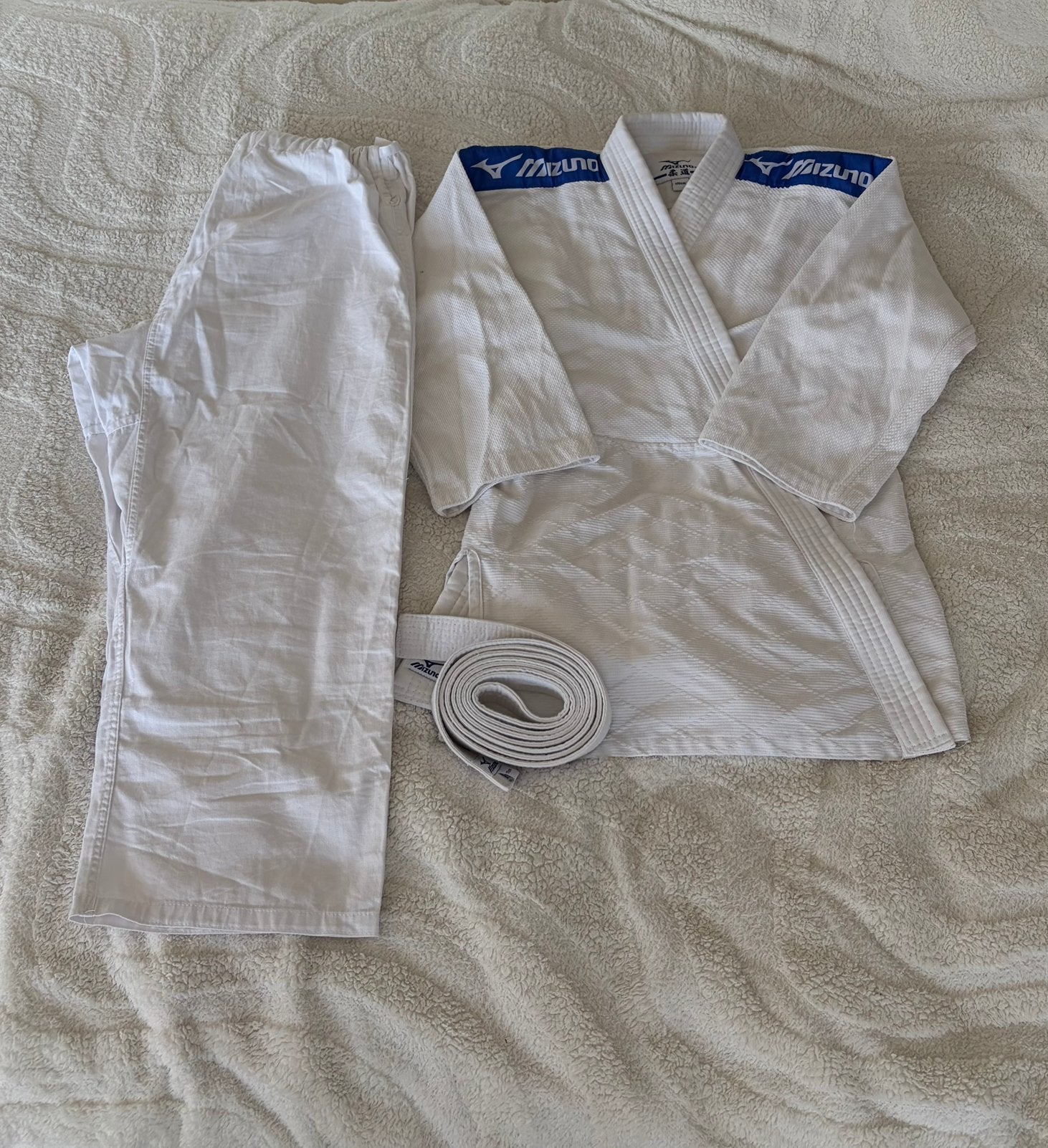 Mizuno judopak maat 170cm, Sport en Fitness, Vechtsporten en Zelfverdediging, Ophalen, Judo, Vechtsportpak, Zo goed als nieuw