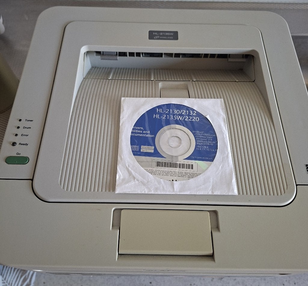 Brother HL-2135W Laserprinter met reserve Lade en Cartridge, Ophalen, Zwart-en-wit printen, Gebruikt, Printer