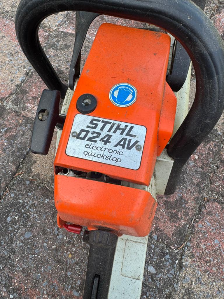 Stihl 024 AV Electronic Quickstop Kettingzaag, Ophalen, Gebruikt, Boomzaag
