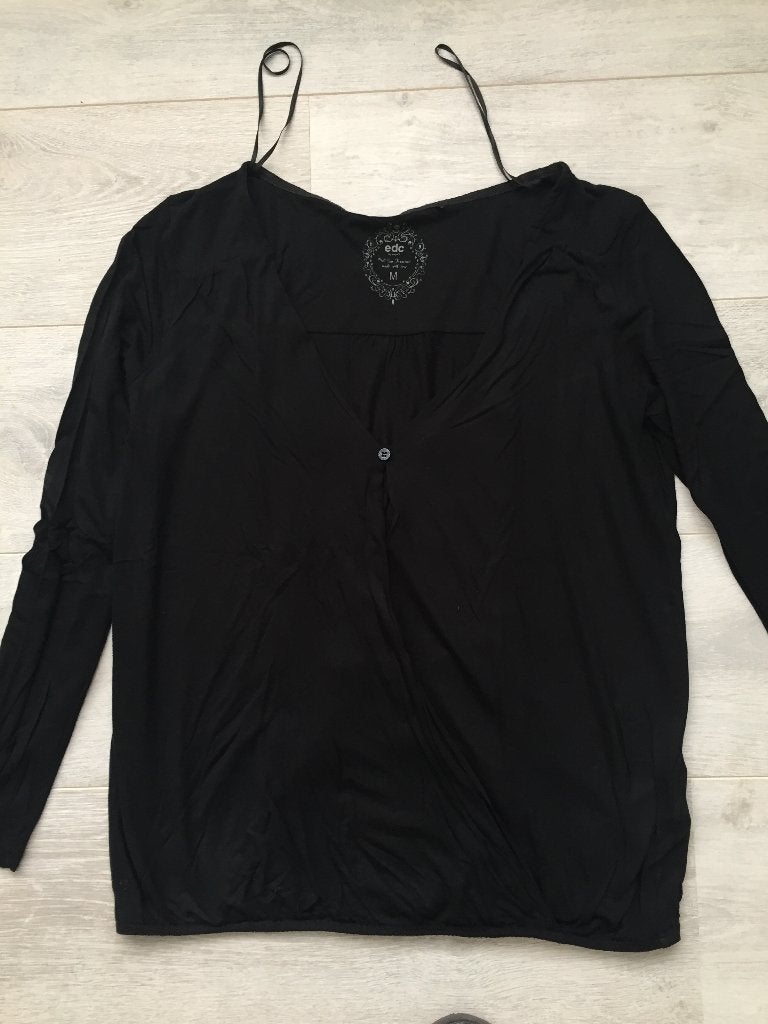 Shirt van EDC Esprit van, Kleding | Dames, Truien en Vesten, Esprit, Ophalen of Verzenden, Zo goed als nieuw, Zwart