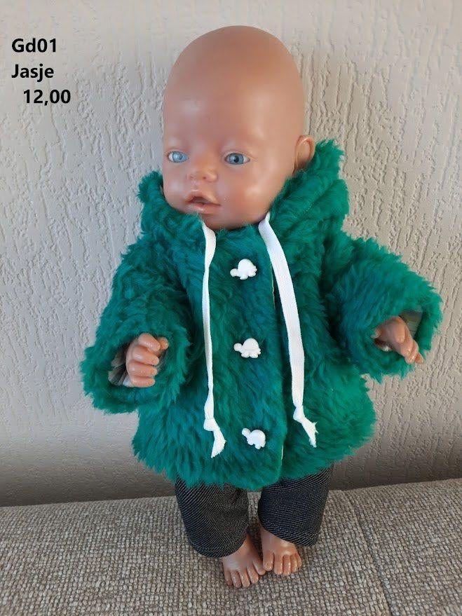 Poppenkleertjes baby born. Jasje. Opbrengst KiKa., Ophalen, Nieuw, Babypop