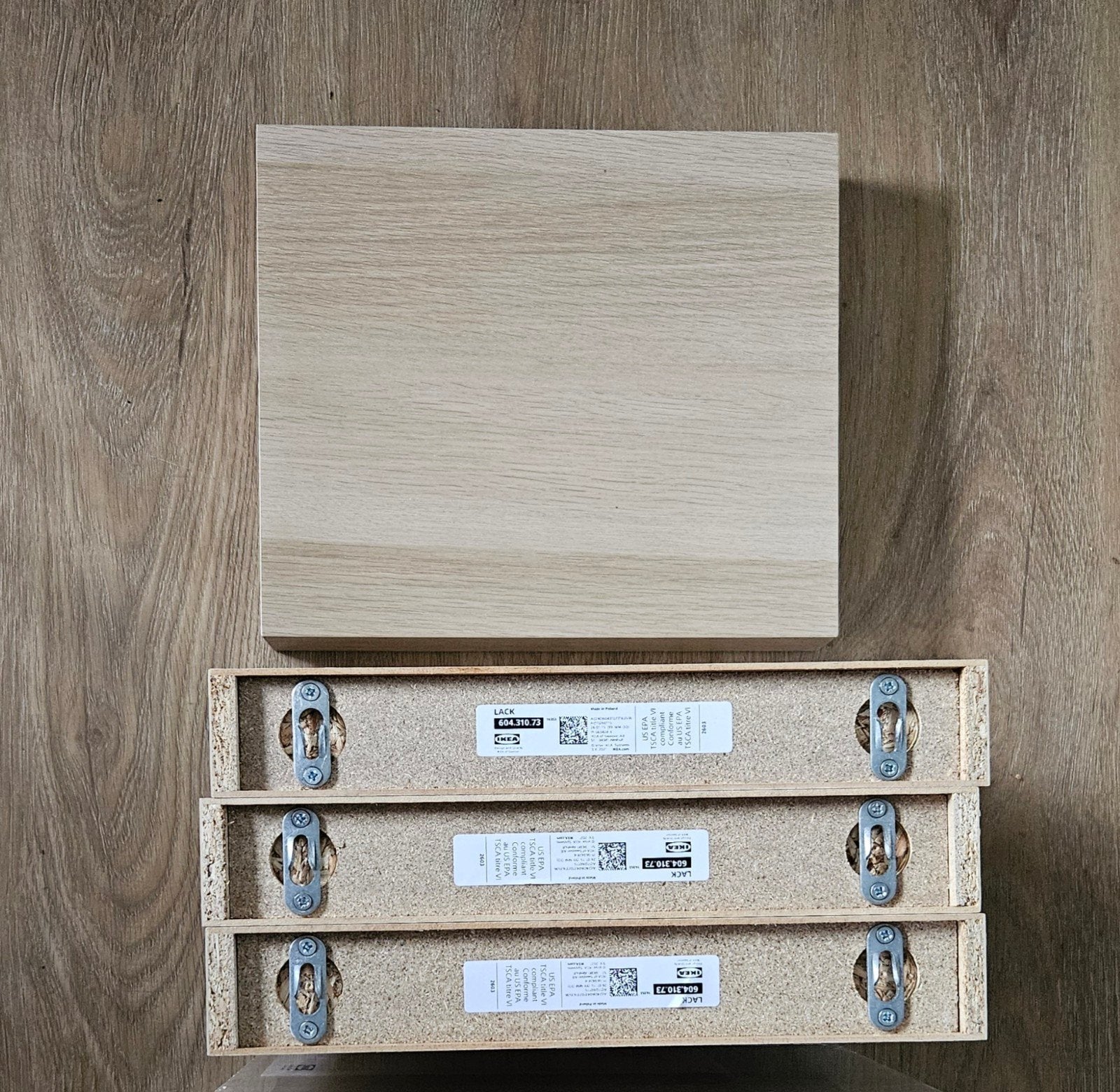 Lack plank ikea 30x26, Ophalen