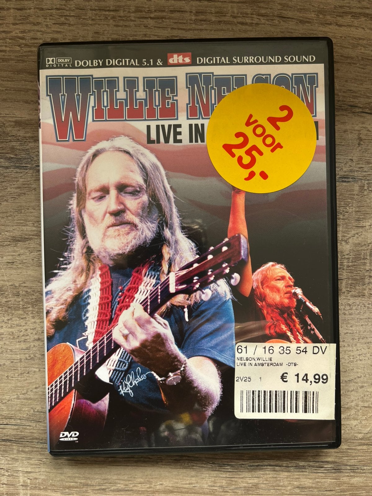 Willie Nelson - live in concert, Cd's en Dvd's, Dvd's | Muziek en Concerten, Alle leeftijden, Ophalen of Verzenden, Zo goed als nieuw