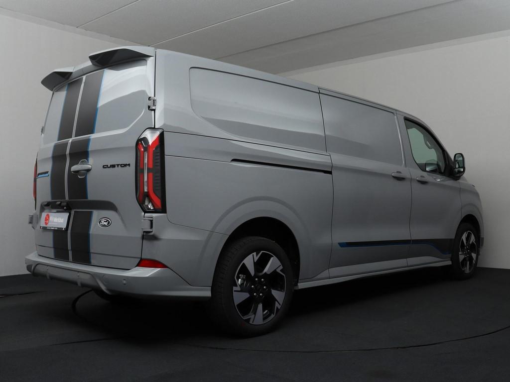 Ford E-Transit Cust. 320 L2H1 Sport | Adaptief Cruise Contro, Automaat, USB, 470 min, 218 pk