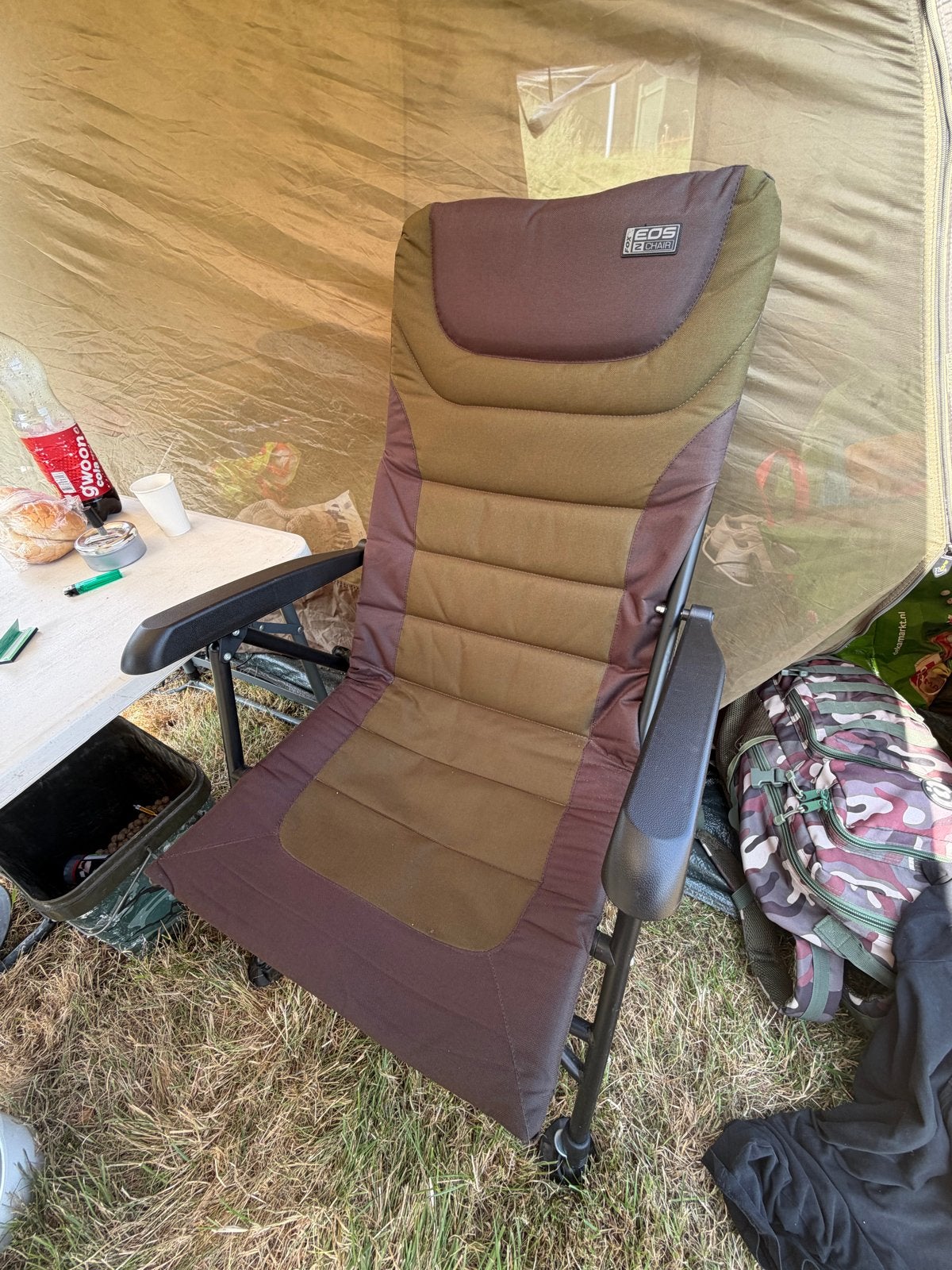 Fox Eos 2 Chair karper vis stoel- Comfortabel en Stevig, Ophalen, Zo goed als nieuw, Campingstoel